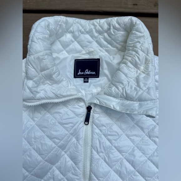 Sam Edelman White Quilted Zip Up Jacket - Picture 3 of 4